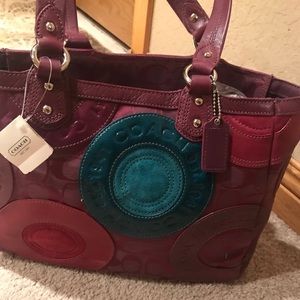 Coach authentic Limited Edition Patchwork new bag.